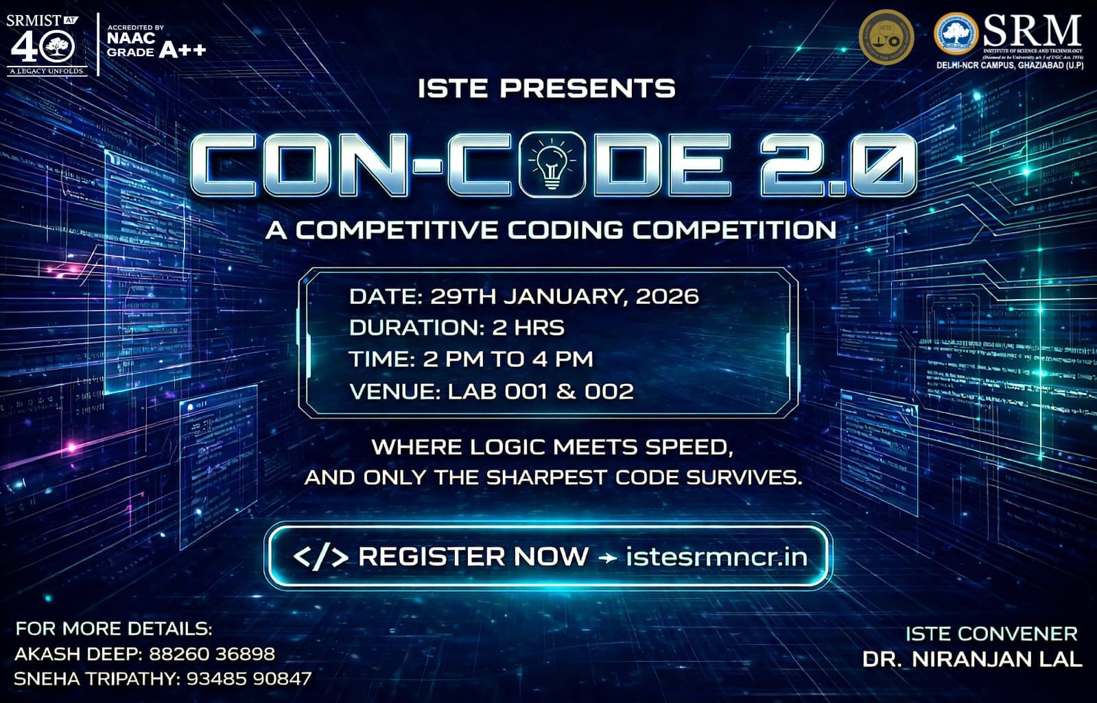 Latest Con Code Design Illustration